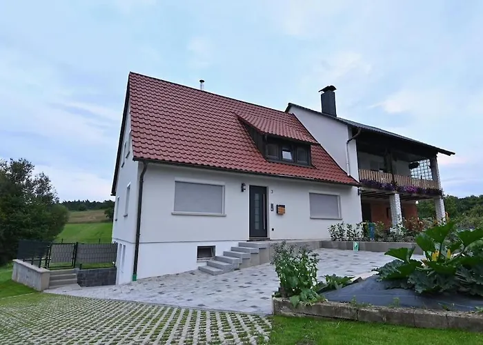 公寓 Entspannung Und Erholung, Mit Traumhaftem Blick In Oberaurach